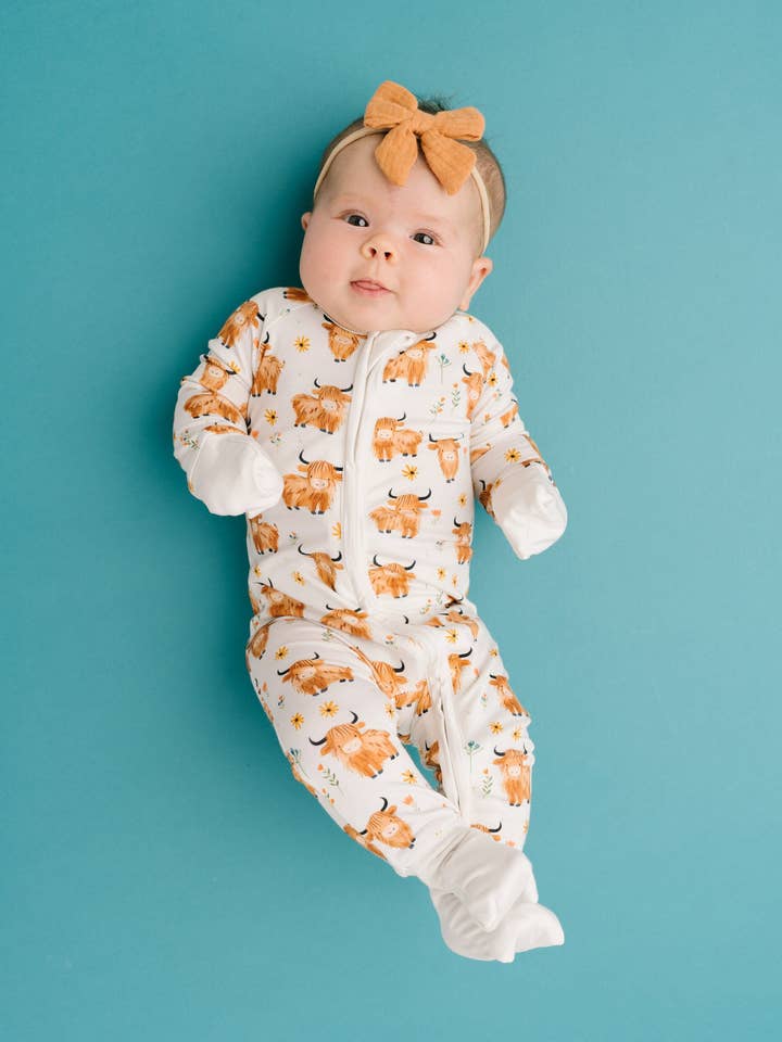 Little One Shop - Wholesale Clothing Set - Baby - Highland Honey Bamboo Sleeper4