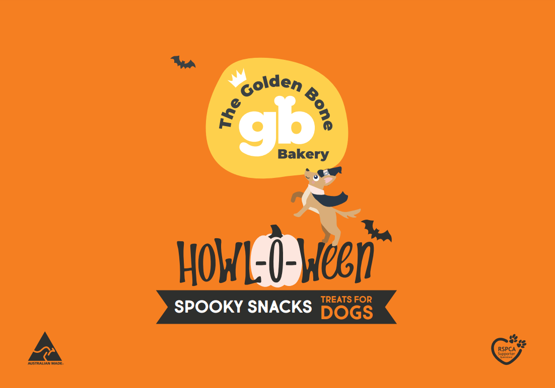 The Golden Bone Bakery - Wholesale Pet Treats - Dog - Spooky Howl-o-ween Dog Treats 16x40g1