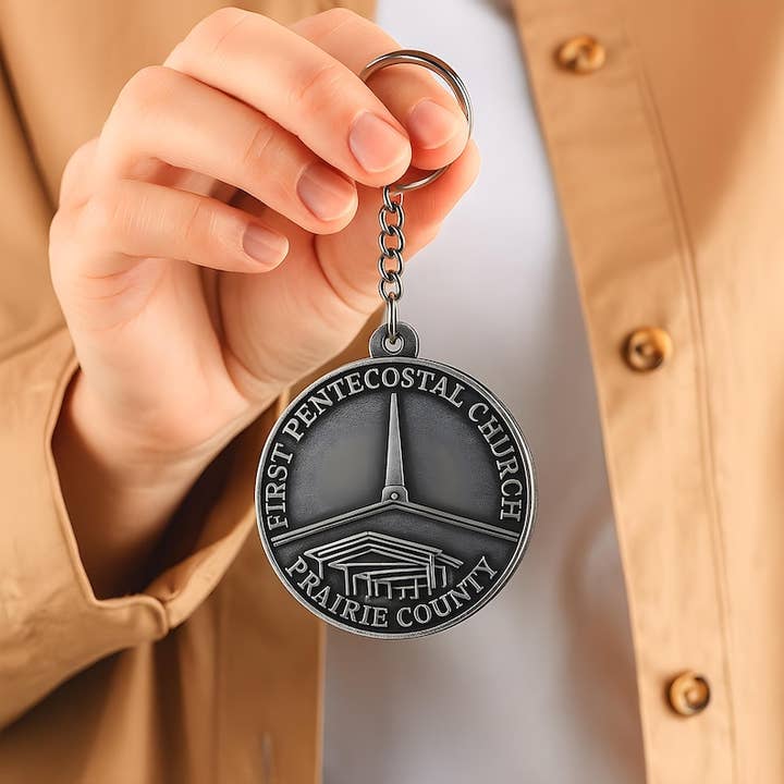 Llavero de Metal Antiguo Personalizado, Llavero Vintage para venta al por mayor de GSJJ