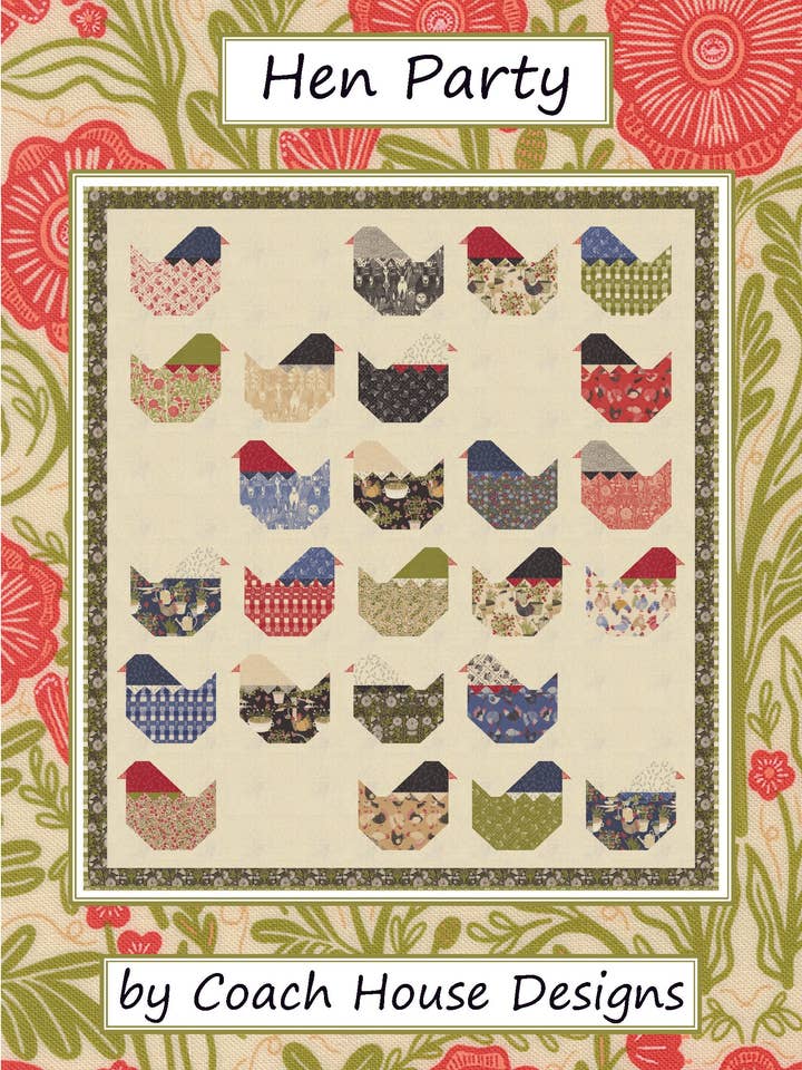 Motif de courtepointe pour enterrement de vie de jeune fille pour la vente par Coach House Designs