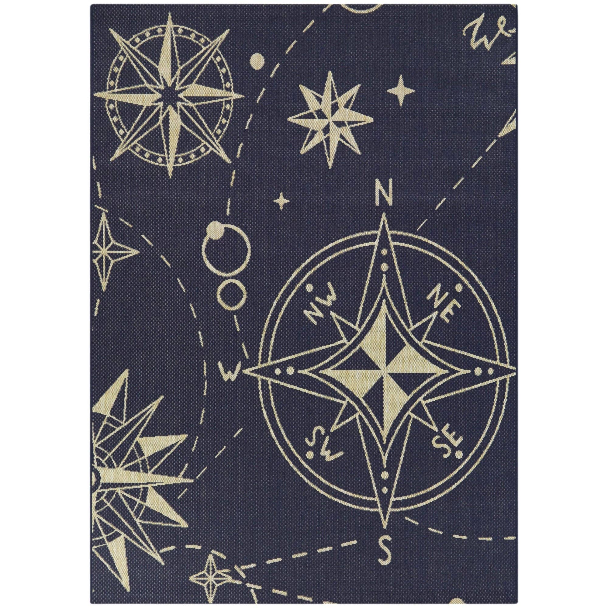 34042-763 Tapis de Zone Rozalie Boussole Nautique en vente sur Faire0