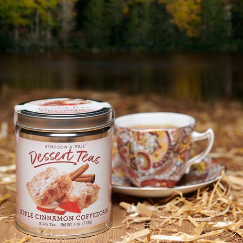 Simpson & Vail - Wholesale Loose Tea - Apple Cinnamon Coffeecake Black Dessert Tea - 4 Ounce Tin3