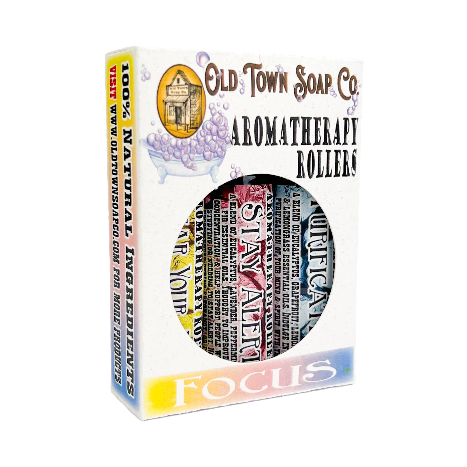 Old Town Soap Co. – Engroshandel Roll-on til æterisk olie – Aromaterapi Roller Sets - 4 forskellige sæt til rådighed!2