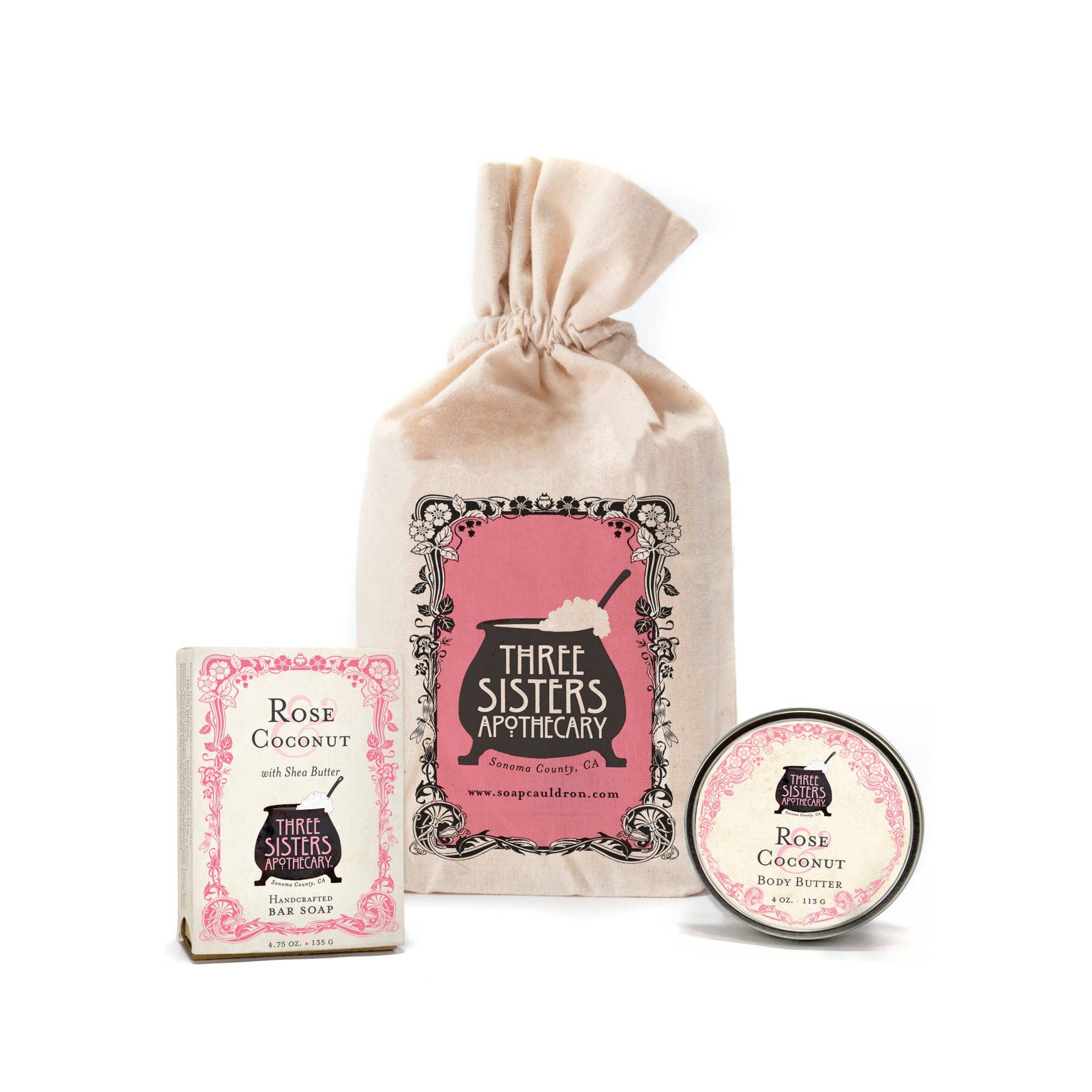 Soap Cauldron – wholesale Bad- och kroppsvårdsset – Muslin Presentset Tvål & Kroppssmör7