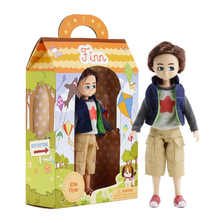 Kite Flyer Finn for wholesale by Lottie Dolls