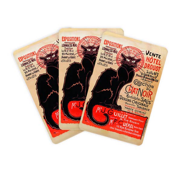 MUSEUM WEBSHOP - Wholesale Playing Cards - Playing cards, Le chat Noir, Theophile Steinlen1