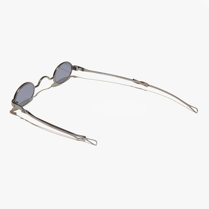 Tiny Oval Spectacle Sunglass with Sliding Temples - Eli for wholesale by SUNGLASS MUSEUM