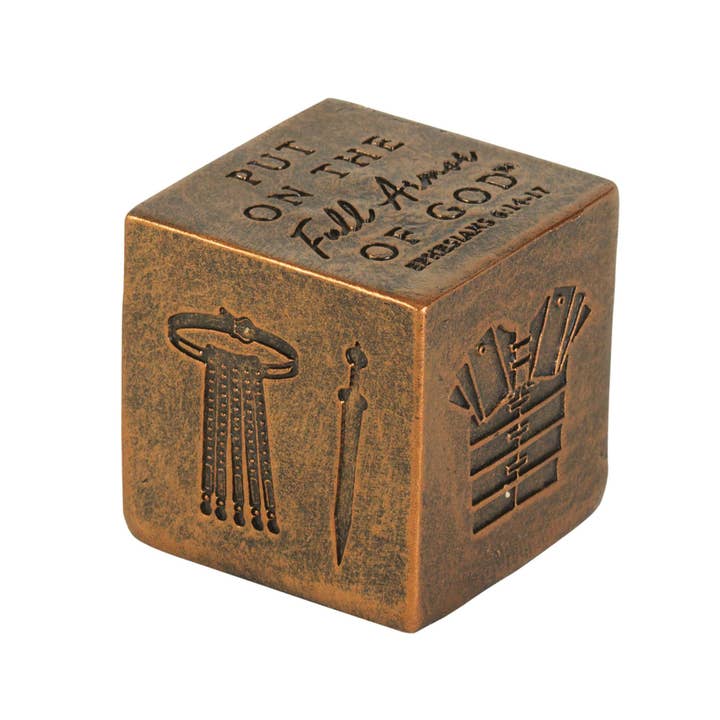 Cottage Garden - Wholesale Decorative Tabletop Object - Cube Full Armor Of God Desktop3