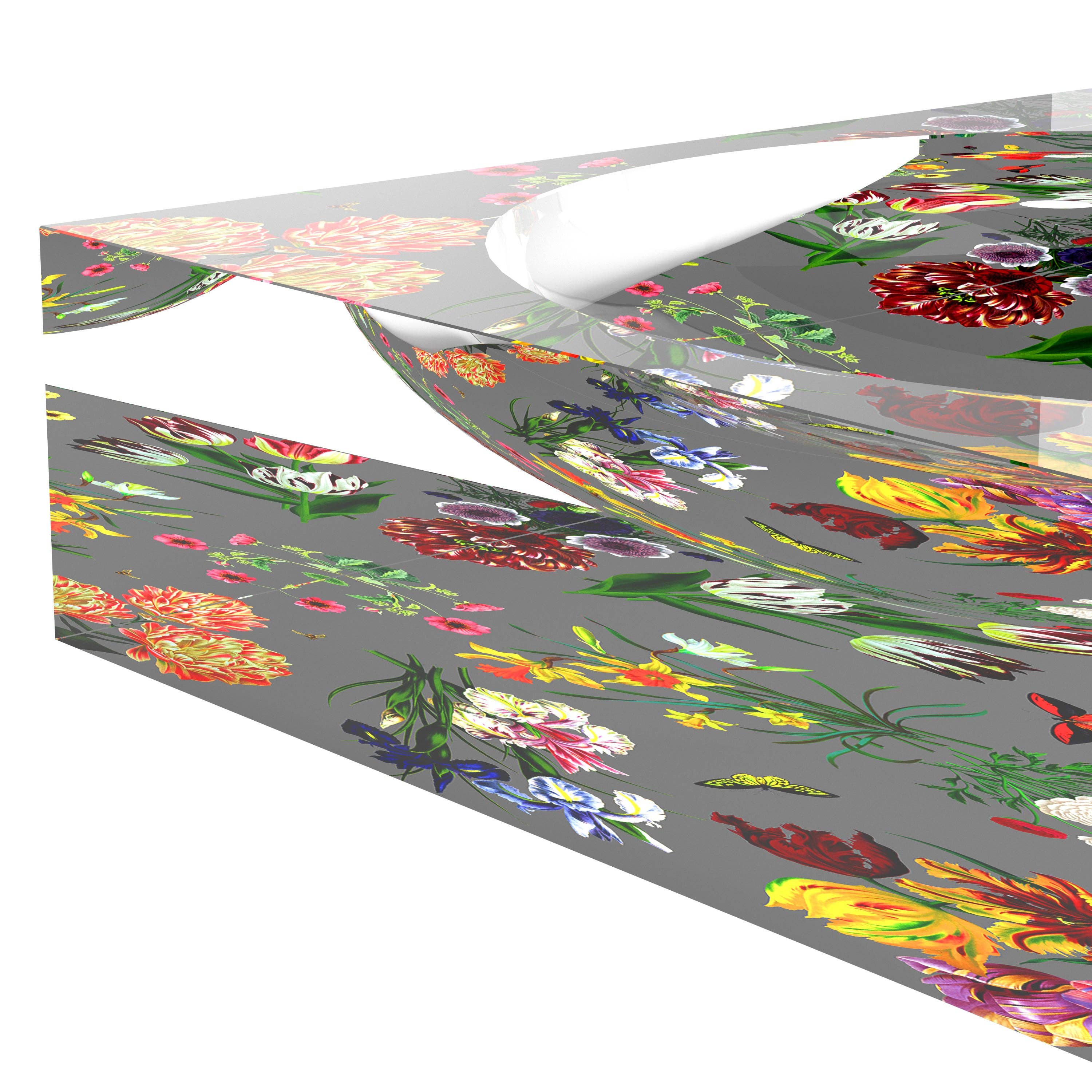 Nicolette Mayer Collection - Vendita all'ingrosso Ciotole/Piatti decorativi - Portaoggetti in Acrilico Grigio Flora Fauna Candy6