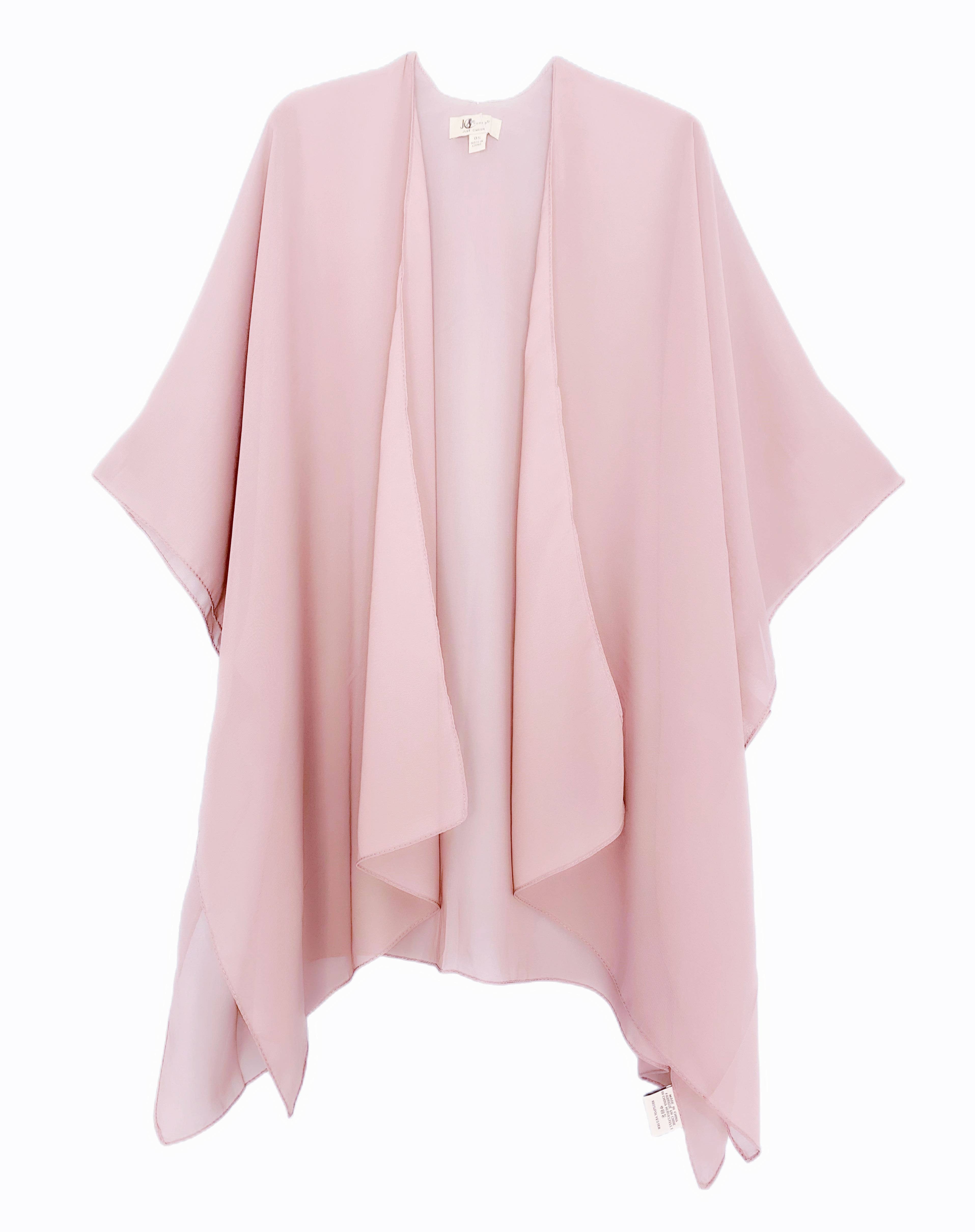 JC Sunny Fashion - Wholesale Kimono - Women's - 24 Colors--JC071034 Solid Color Lightweight Cover-Up/Kimono19