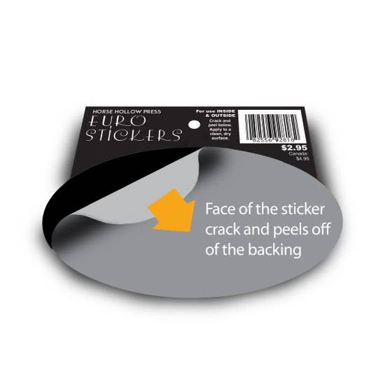 Horse Hollow Press | Pretty Snarky Equestrian Cards|Stickers - Wholesale Sticker - Oval Equestrian Horse Sticker / Therapy / WATERPROOF5