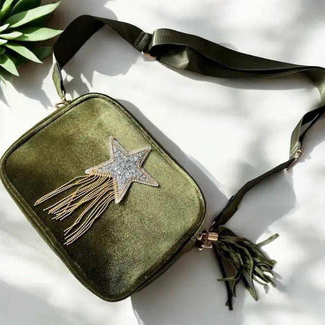 OE! - Wholesale Crossbody Bag - Women's - Velvet Star Shoulder Bag: Chic and Versatile3