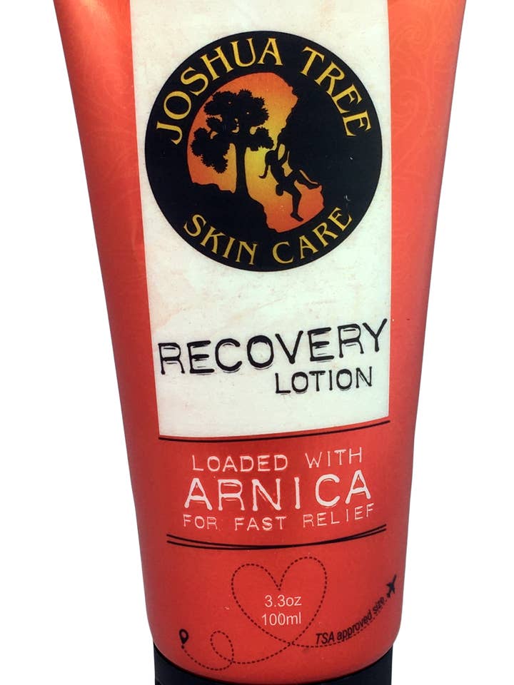 Lotion réparatrice après-sport à l'arnica pour la vente par Joshua Tree Skin Care