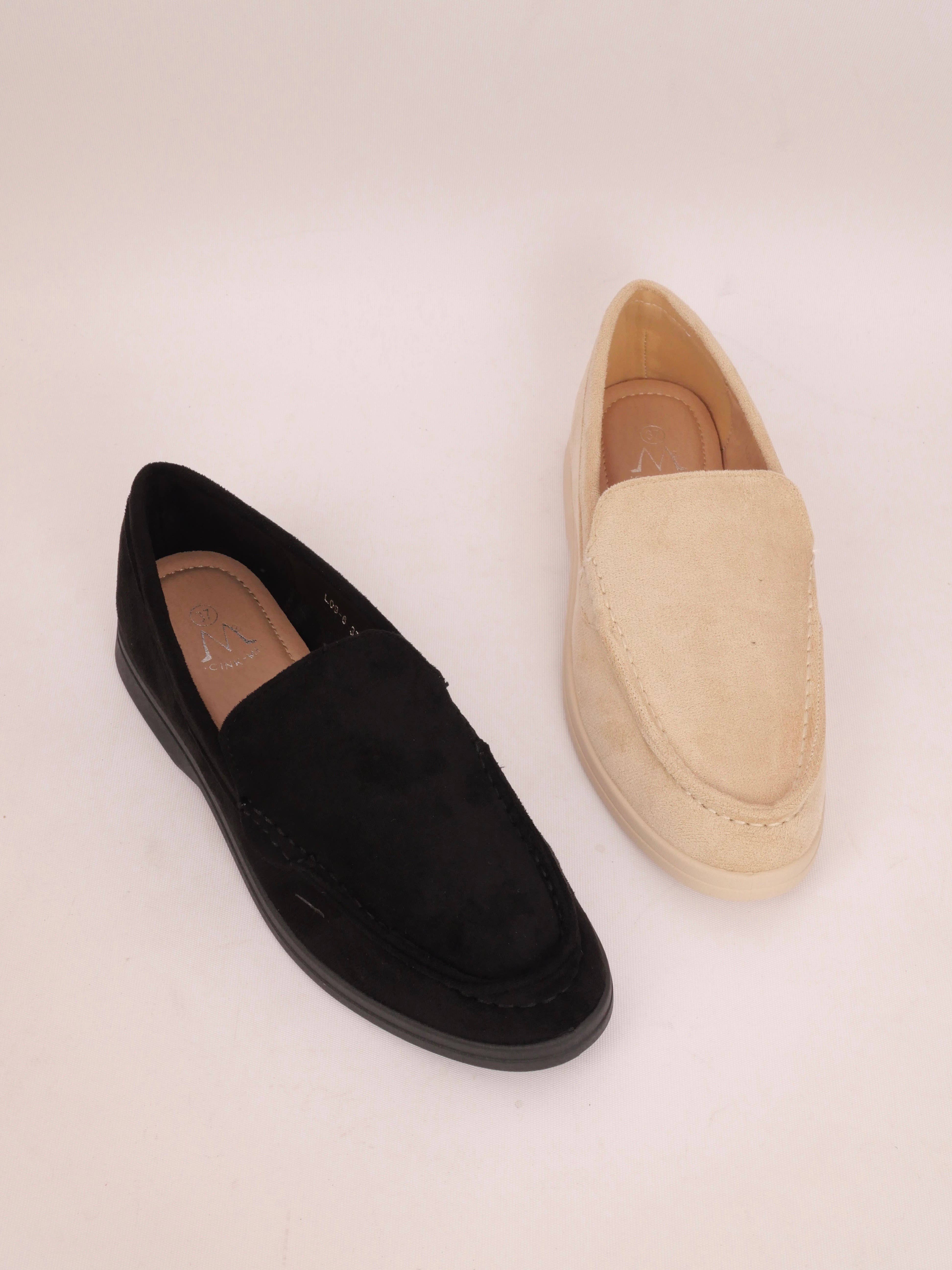 BELLICY / Cink-me - Wholesale Loafers - Women's - L09-6, Suedette loafer moccasins0