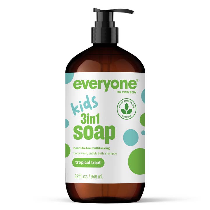 Tropical Twist Kids 3in1 Soap 32 oz Case Pack of 6 for wholesale by EO + Everyone