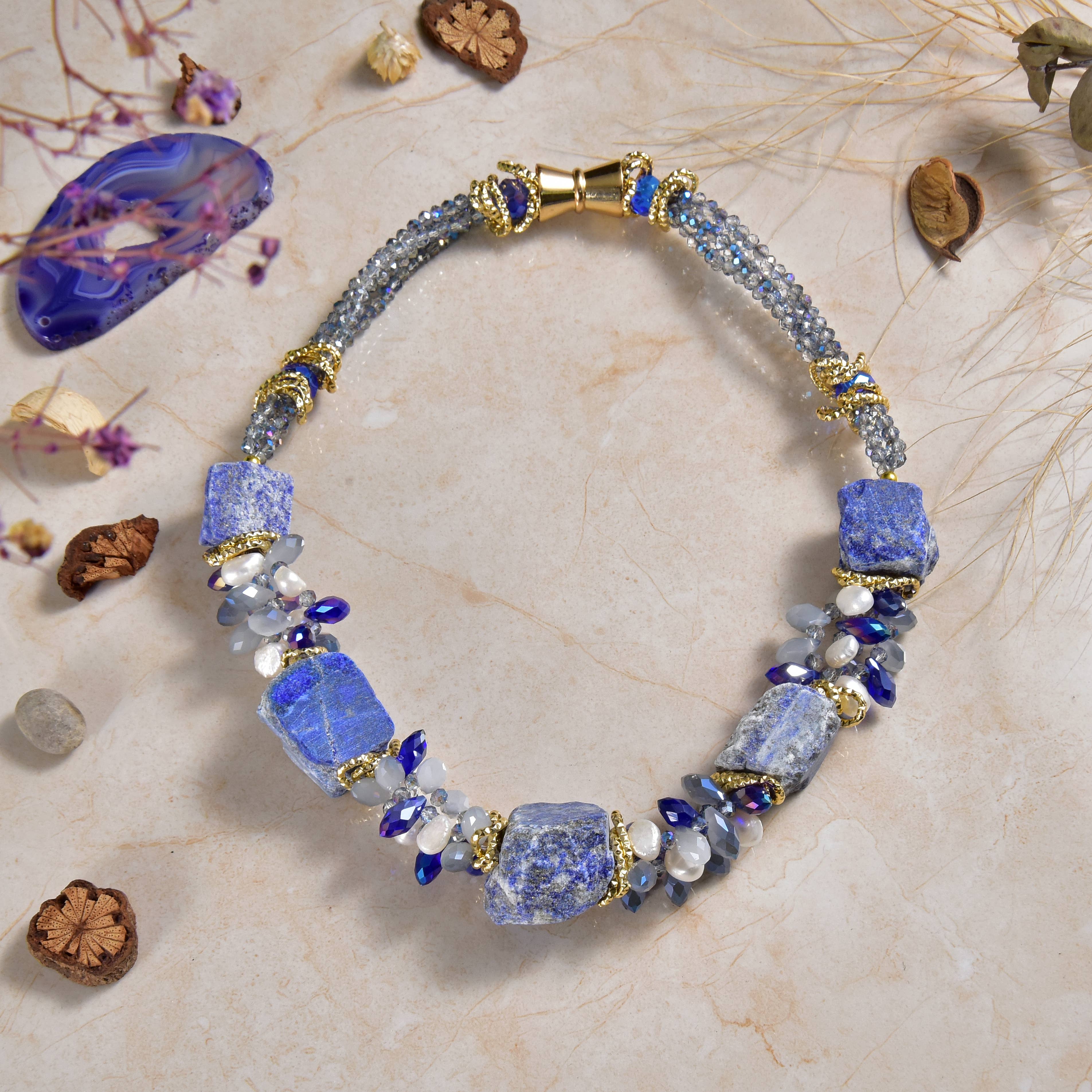 IST Jewelry - Wholesale Beaded/Pearl Necklace - Gemstones & Crystal Short Necklaces9