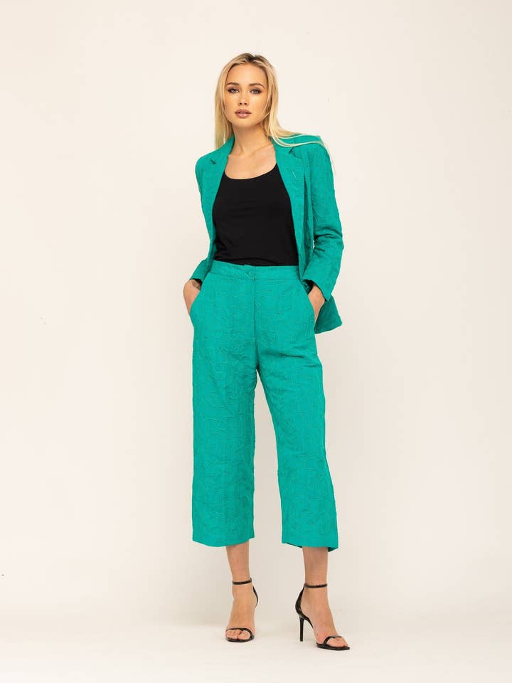 Dory Turquoise Dress Pants for wholesale by NIZA