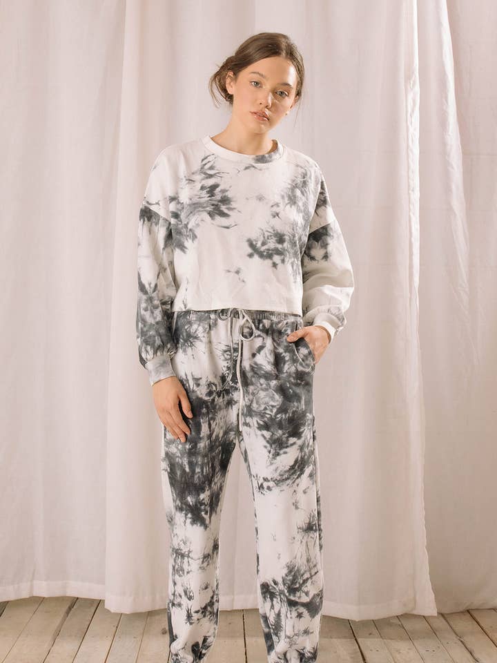 BP2548- Tie-dye Drawstring Pants for wholesale by STORIA