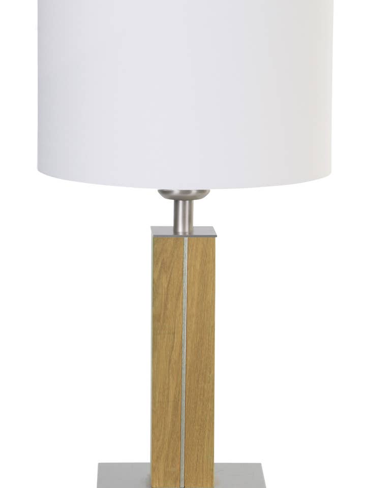 Lámpara de mesa Dana oak para venta al por mayor de HerzBlut