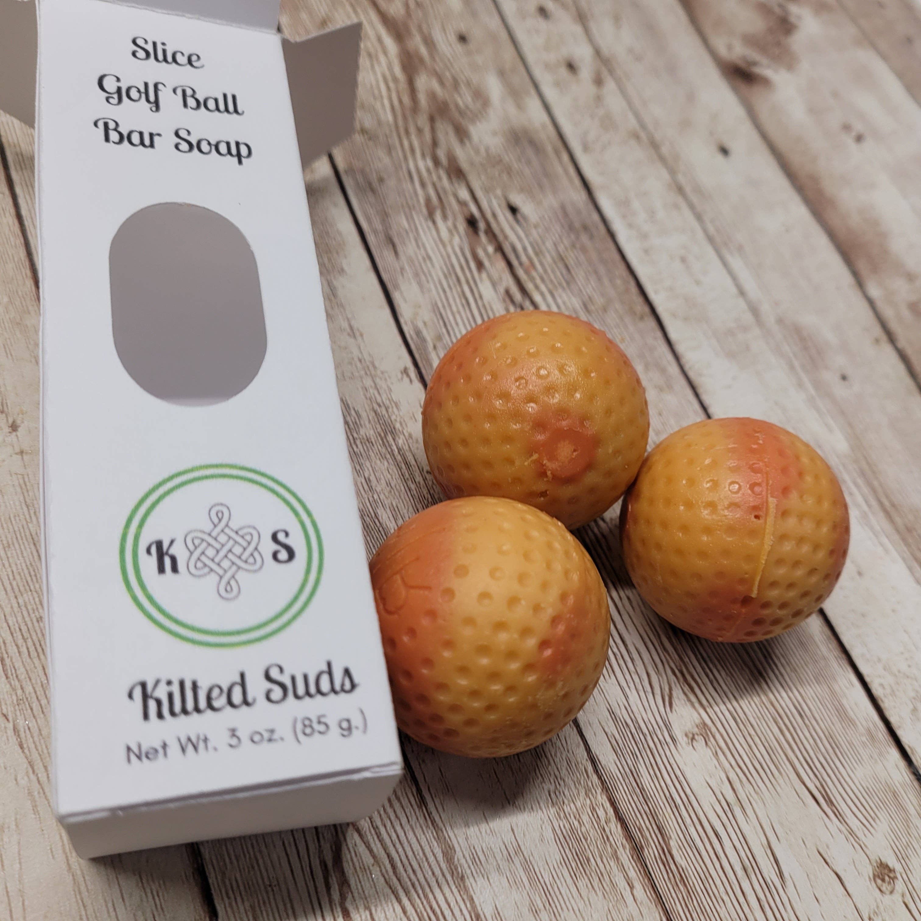 Kilted Suds - Wholesale Bar Soap - Slice Golf Ball Bar Soap4