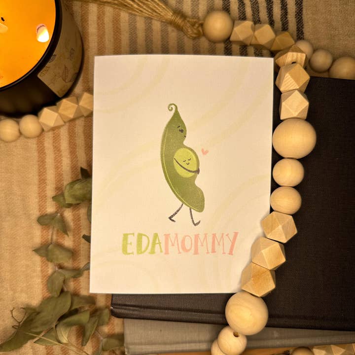 Edamommy Card for wholesale by Designs with Jamie