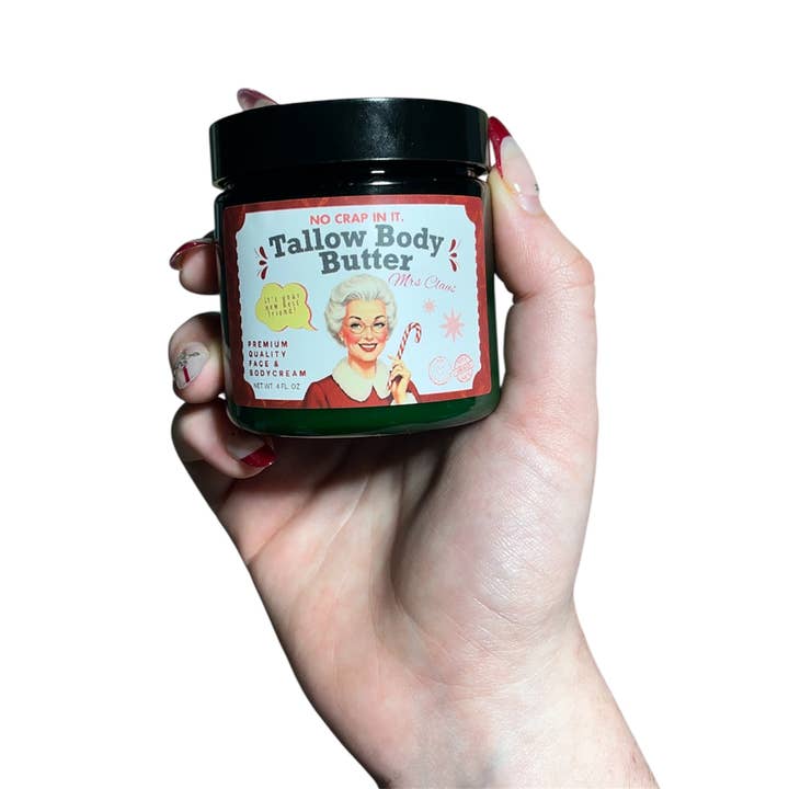 No Crap In It - Wholesale Body Balm/Butter - Mrs. Claus Tallow Body Butter2