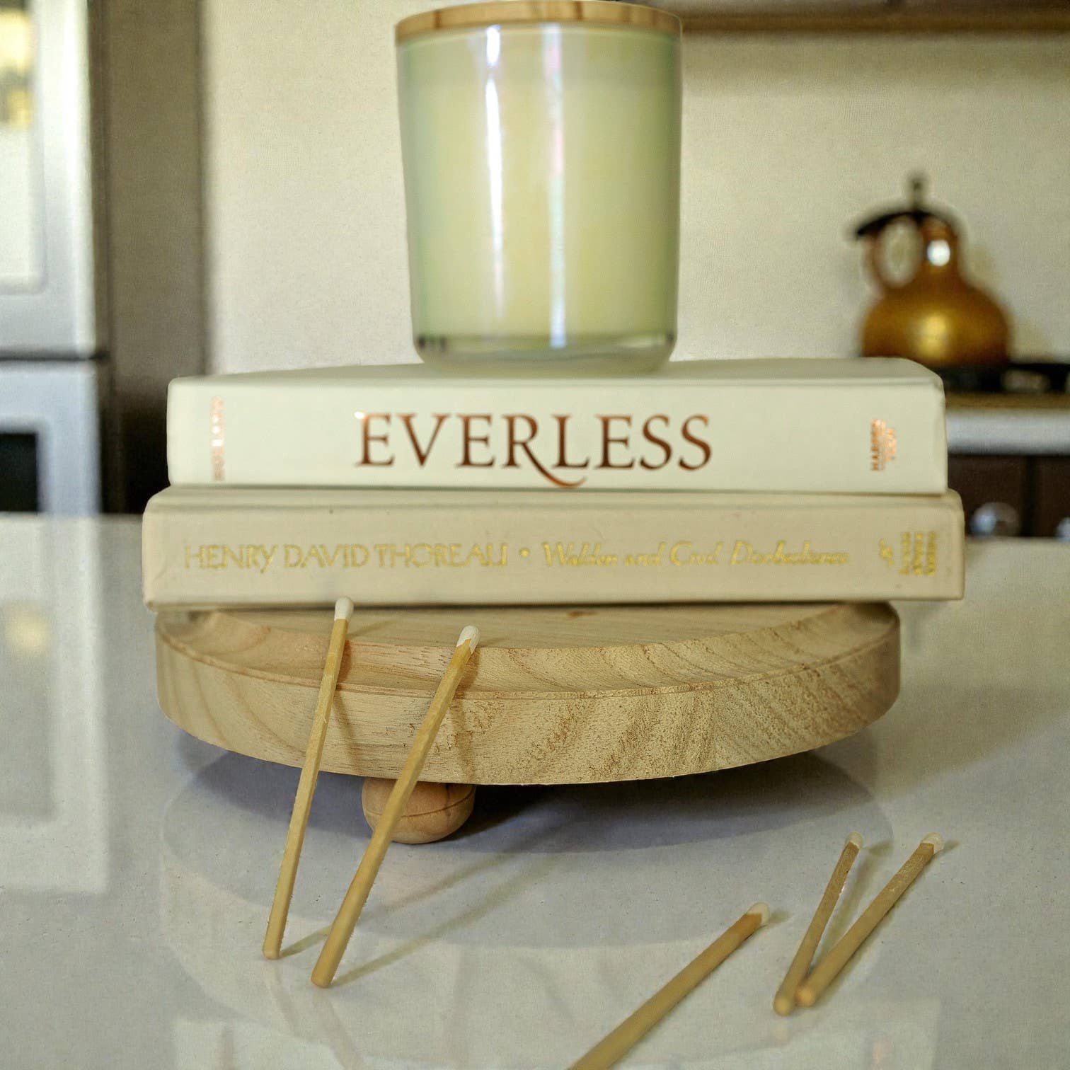 Gia Roma - Wholesale Decoratief dienblad - Ronde houten standaard en sierbord voor tafeldecoratie39