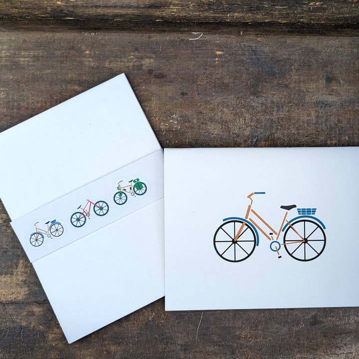 Soijen Illustrations - Wholesale Everyday Greeting Card - Bicicleta | Bike Adventure | Assorted Greeting Card Set5