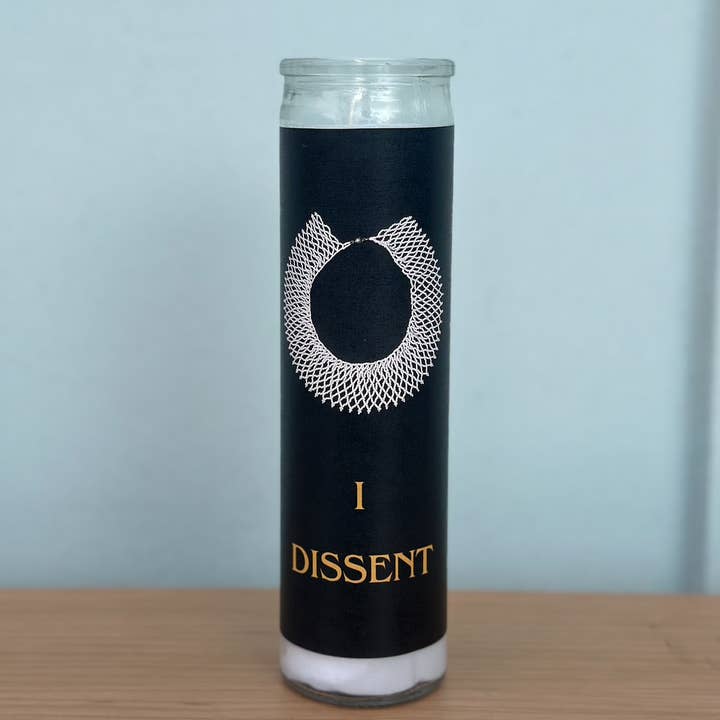 I Dessent Prayer Candle for wholesale by Flaming Feminist
