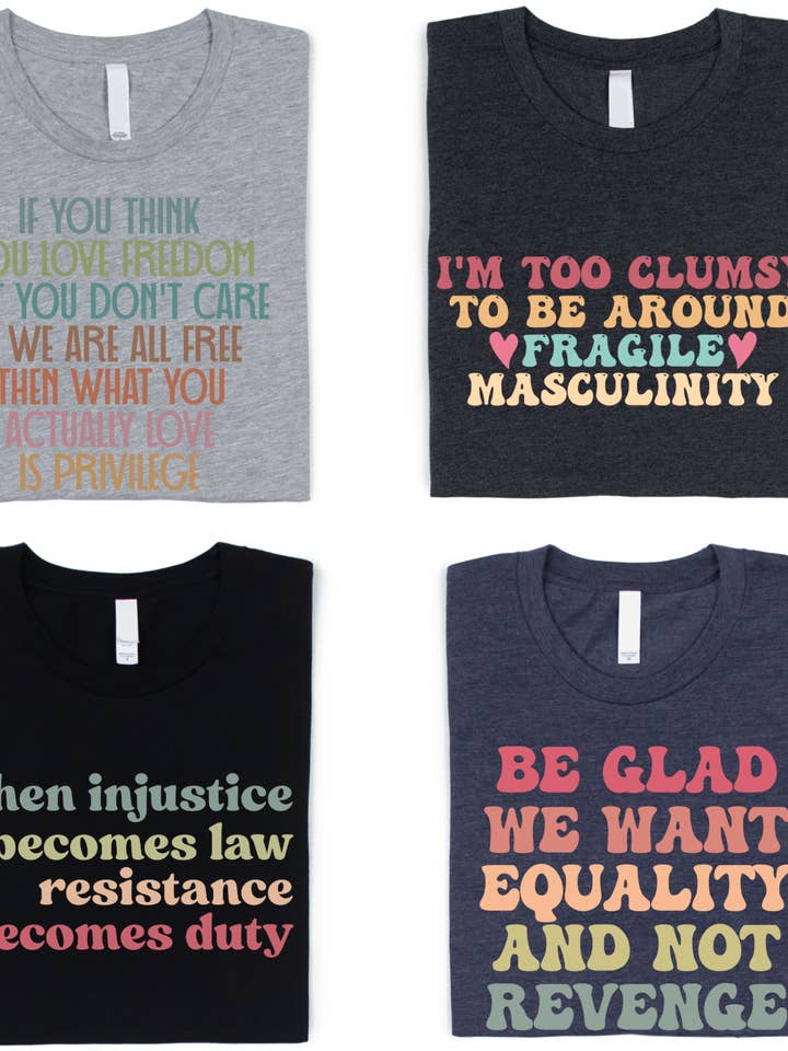 Feministisk lighedstrøje, RBG-trøje for engroshandel hos Boho Bloom Emporium