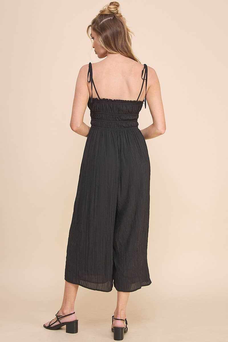 Allie Rose – wholesale Jumpsuit - Dam – Silkeslen ruched Babydoll Jumpsuit2