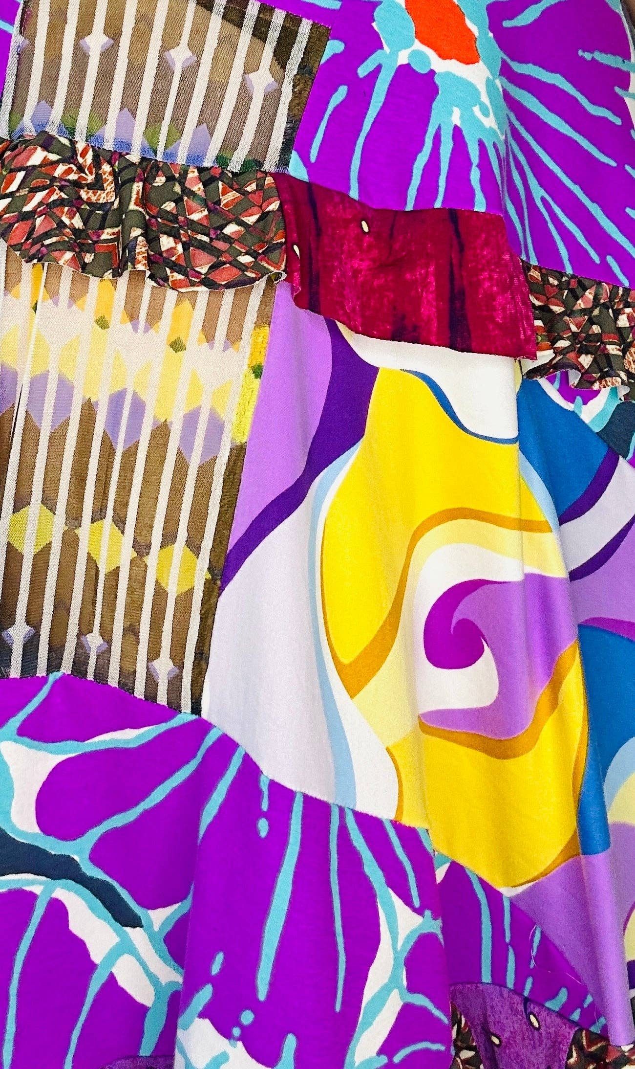 Aerial Clothing sRQ - Wholesale Skirt - Women's - Purple Pop Flounced Maxi Skirt5