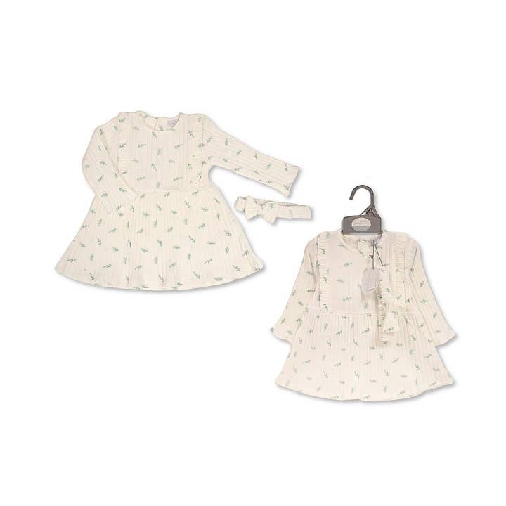 Baby Girls Dress with Headband - 2601 for wholesale by Sheldon International