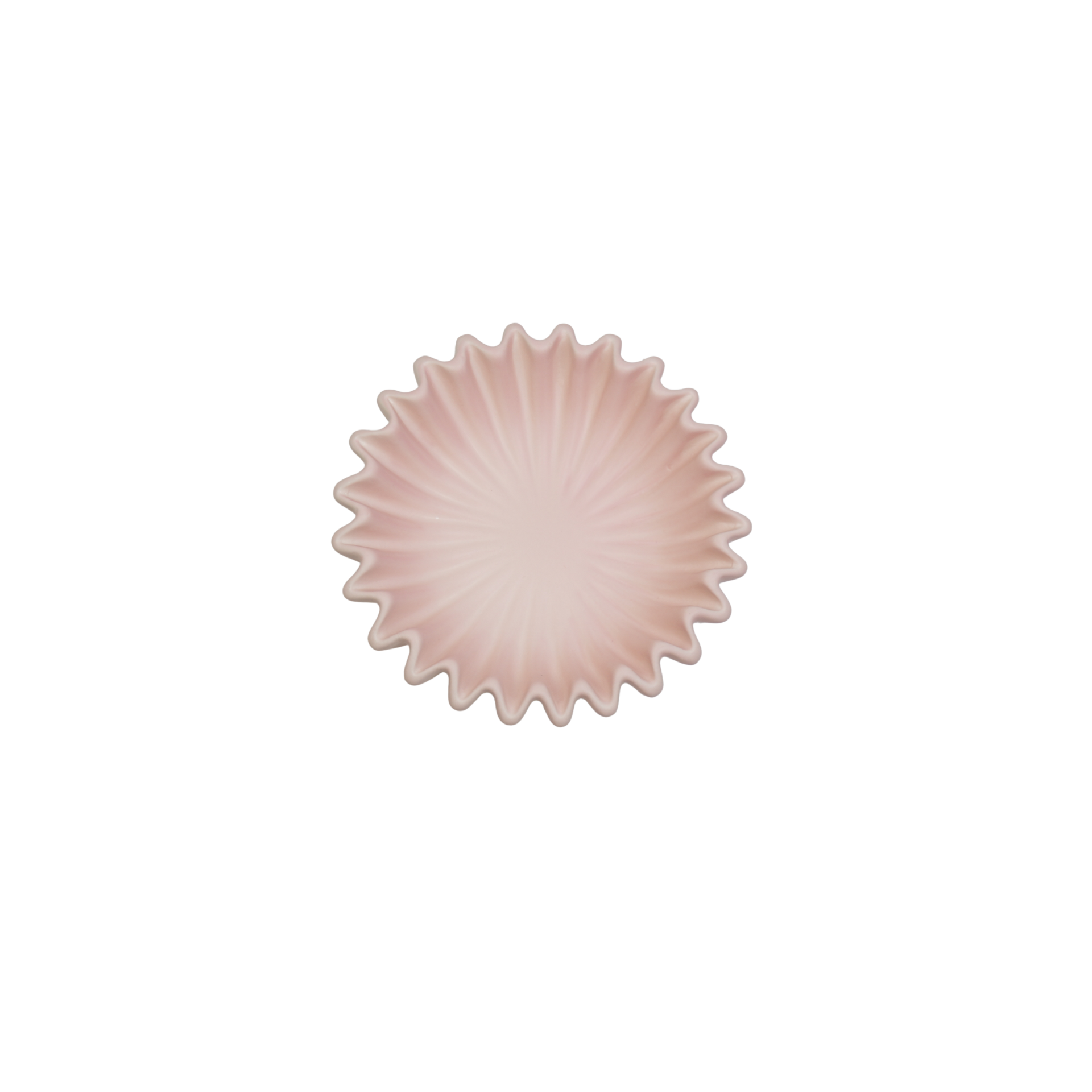 Housevitamin bv - Wholesale Decorative Plate/Dish/Bowl - Bowl- Pleated Bowl - Ceramics- Light Pink- 20x20x7 cm1