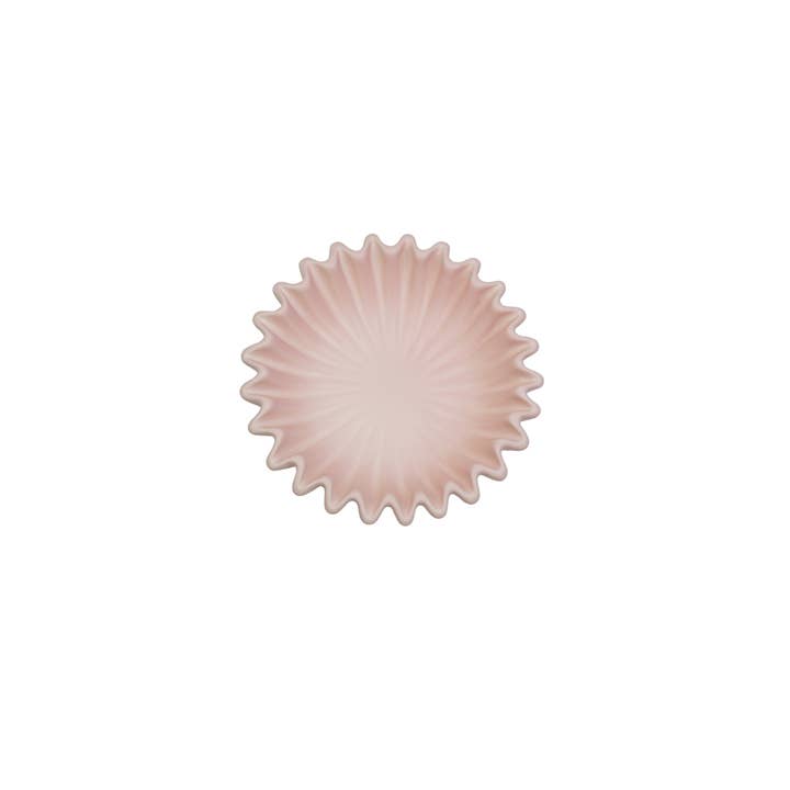 Housevitamin bv - Wholesale Decorative Plate/Dish/Bowl - Bowl- Pleated Bowl - Ceramics- Light Pink- 20x20x7 cm1