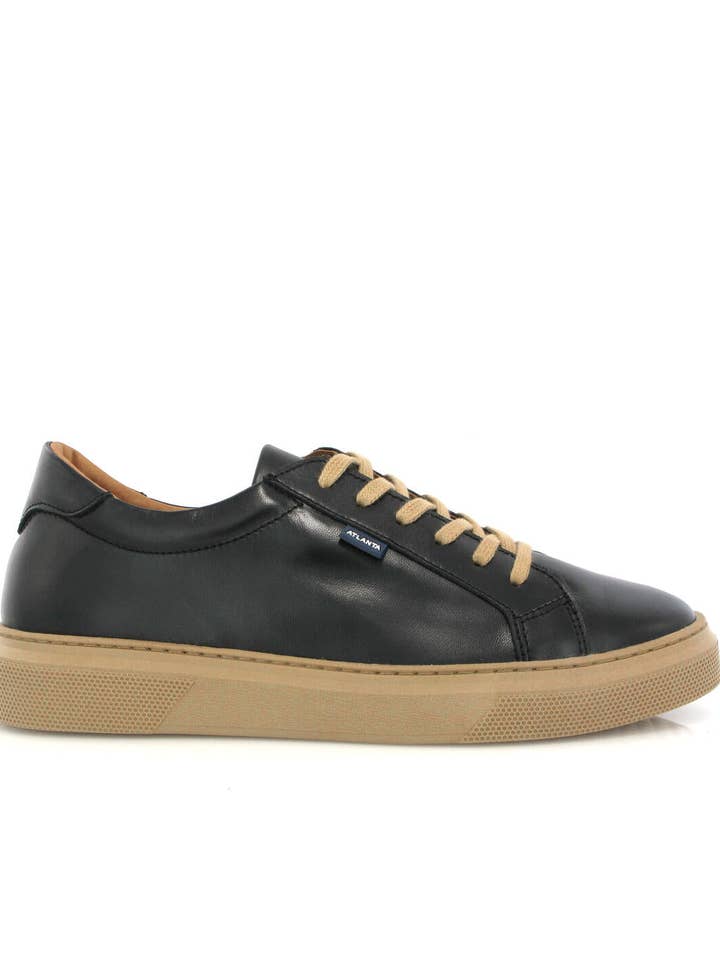 Hayato - cuir nappa doux noir pour la vente par Atlanta Mocassin