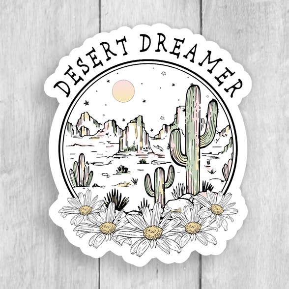Expression Design Co – wholesale Klistermärke – Desert Dreamer Vinyl Klistermärke0