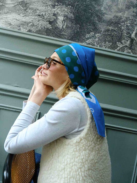 Grand Foulard Dots pour la vente par Holi and Love