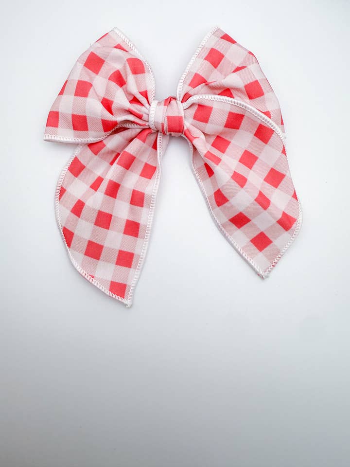 Arc Marin à carreaux Rose pour la vente par Sweet Adeline