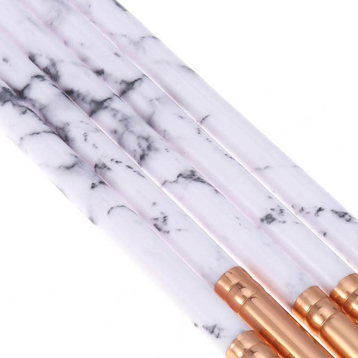 My Wholesale Warehouse – wholesale Make-up brush set – Glamza 10pc Marble Makeup Brush Set