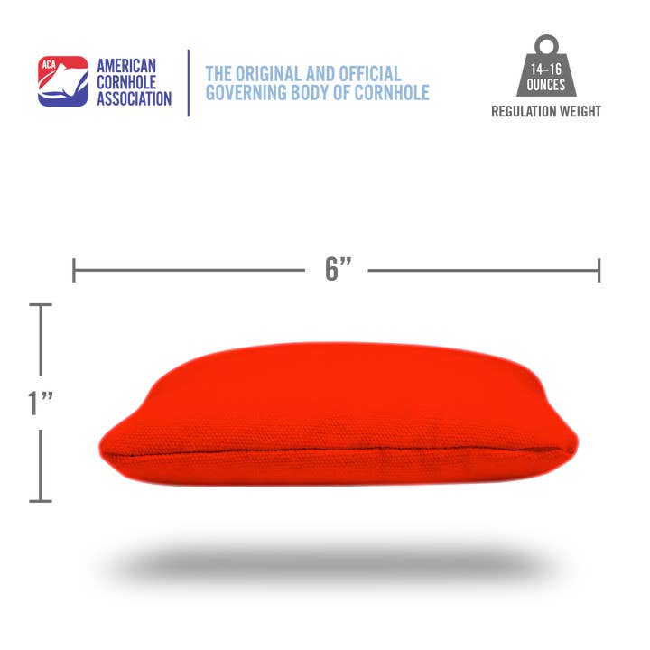 American Cornhole Association - Wholesale Cornhole - Red Daily 66x Cornhole Bags