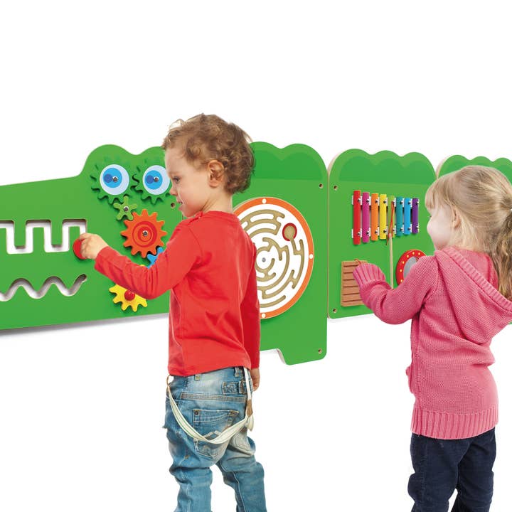 Trade Toys Limited - Wholesale Houten speelgoed - Kinderen - Wandspeelgoed Viga Crocodile4
