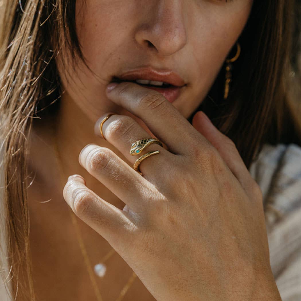 Amano Studio - Wholesale Cocktail/Statement Ring - Victorian Snake Ring1