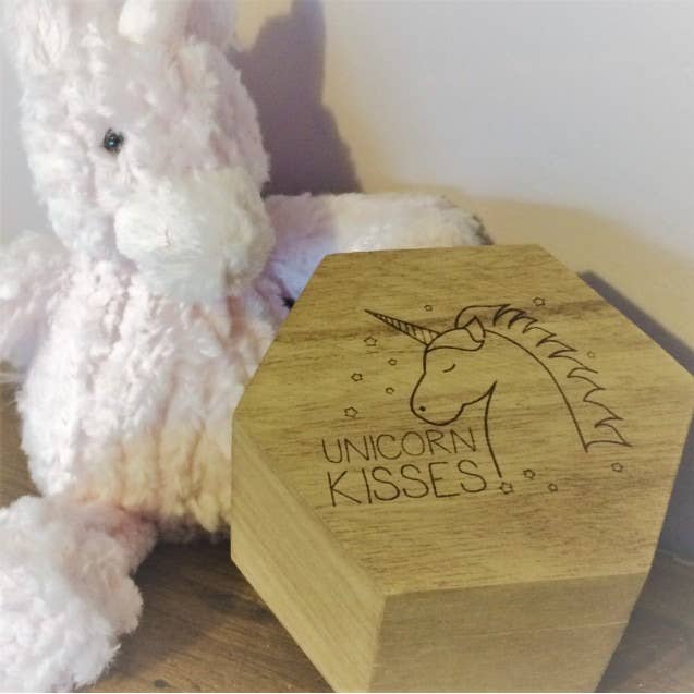 Cornish Whispers - Wholesale Jewelry Box/Organizer - Wooden Unicorn Trinket Box