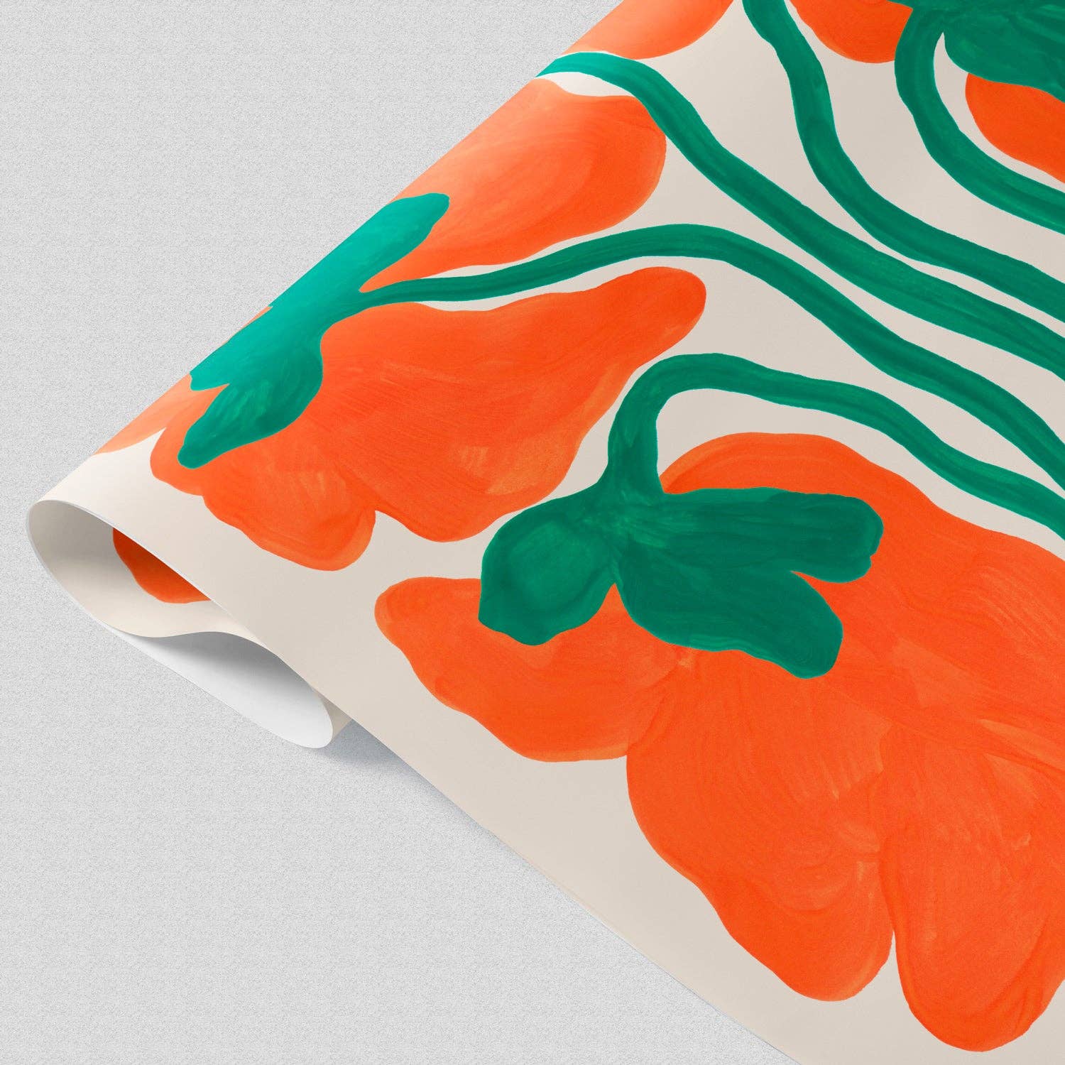 Evermade - Wholesale Flat Wrap - Poppy Gift Wrap by Liv Lee x WWF7