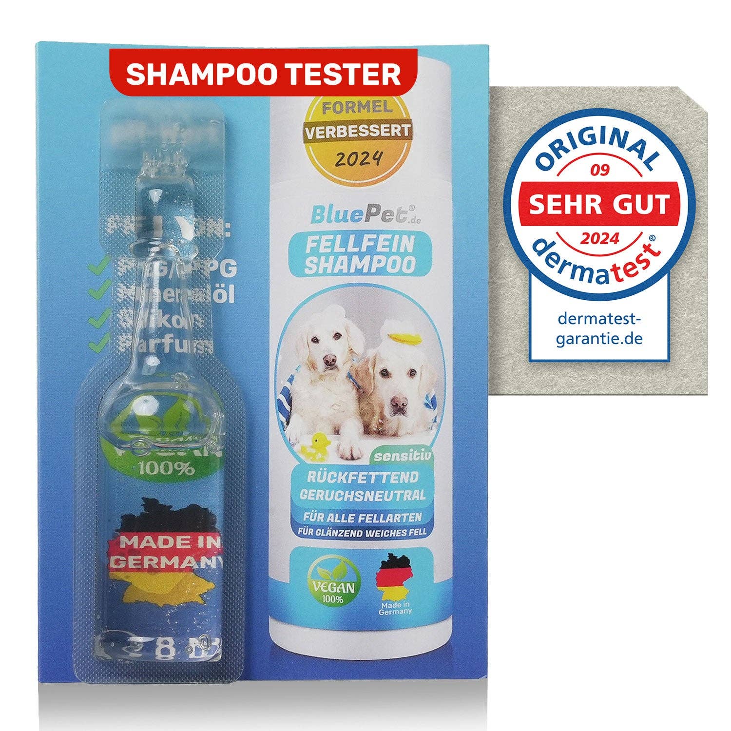 BluePet - Wholesale Pet Shampoo - Dog - Dog Shampoo Tester 8ml (a regular wash)0