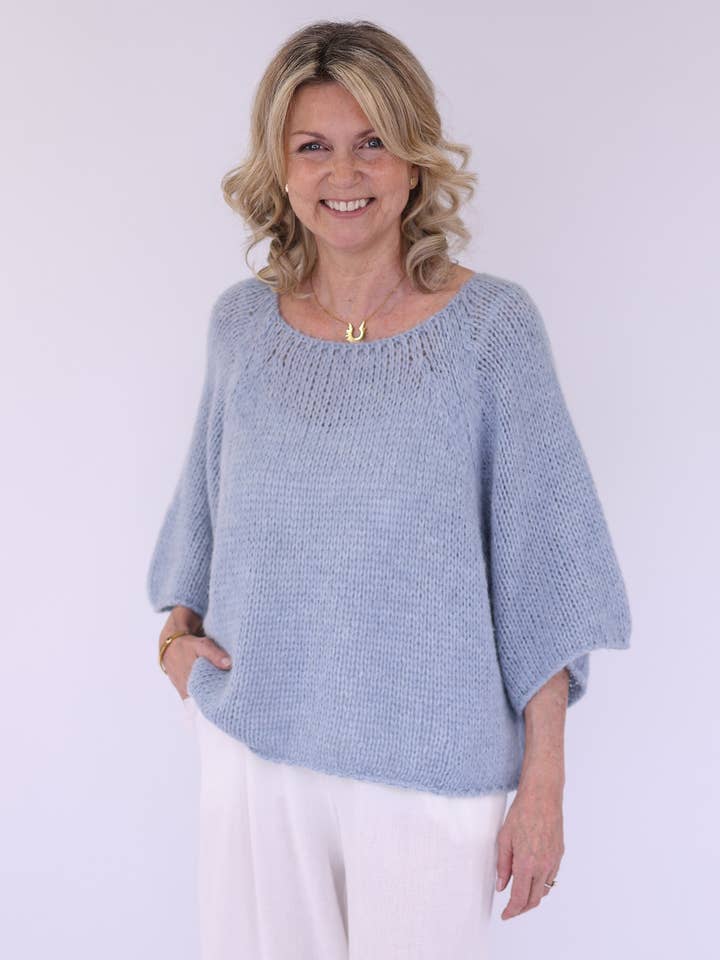 Cadenza Italy Ltd - Wholesale Knit Sweater - Women's - Alpaca Blend Swing Jumper