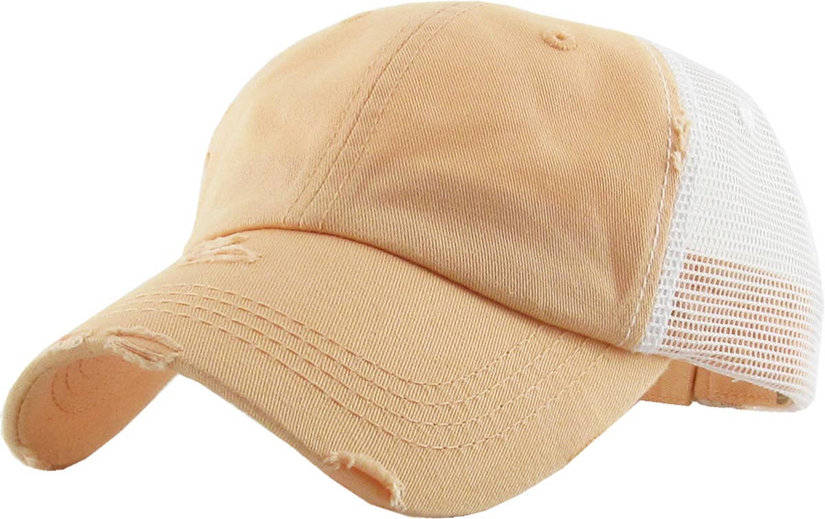 KBETHOS – Boné de beisebol - Mulher por atacado – Boné ajustável de malha com abertura para rabo de cavalo94