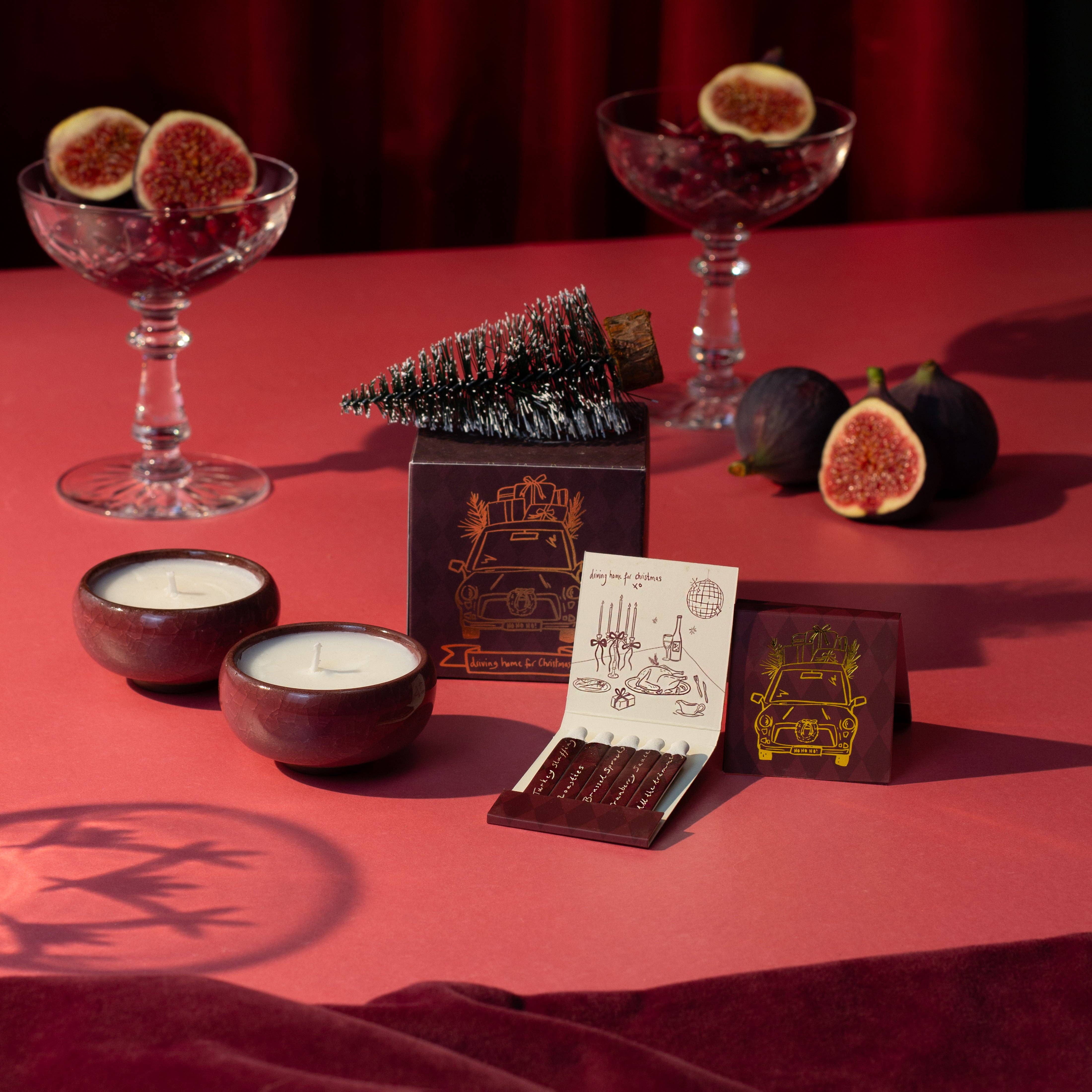 Zesty Lemons - Wholesale Tea light candles - Sparkle Season: Driving Home for Christmas Tea Lights (Box of 2) - Christmas Spruce5