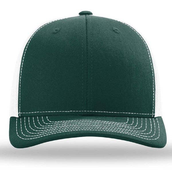 Kodiak Wholesale - Wholesale Trucker Hat - Unisex - Richardson 112 Snapback Trucker Cap - Custom Leather Patch H33